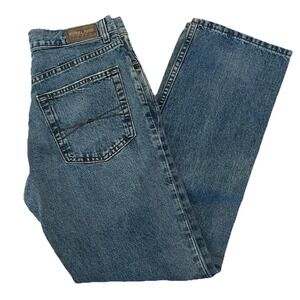 Vtg Kirkland Signature Mens Jeans 30x32 Medium Wash Rare Brown Patch 100% Cotton